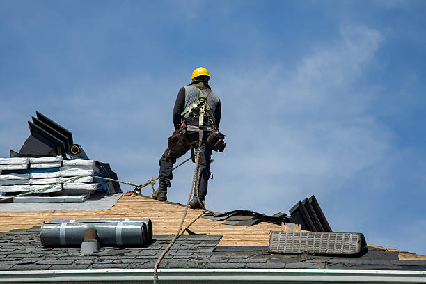 Professional Gutter Installation technician working in Grand Forks AFB, ND